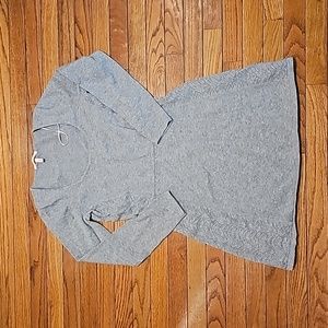 Victoria's Secret gray sweater dress large
